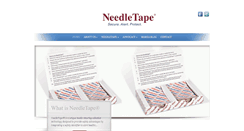 Desktop Screenshot of needletape.com